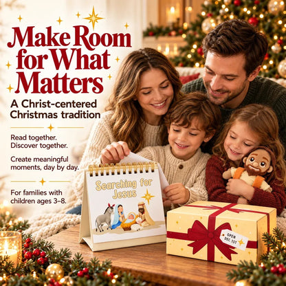 🔥Last Day 50% OFF -✝️ Searching for Jesus Advent Set | 25-Day Christmas Hide & Seek