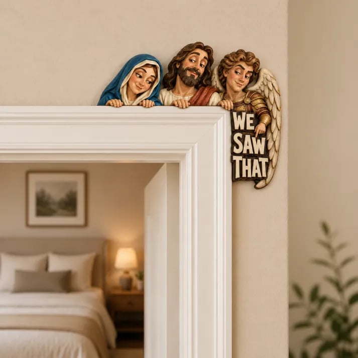 👀Last Day 60% OFF - We Saw That Door Topper