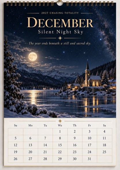 2027 Chasing Totality™ Calendar-A Year Beneath Extraordinary Skies