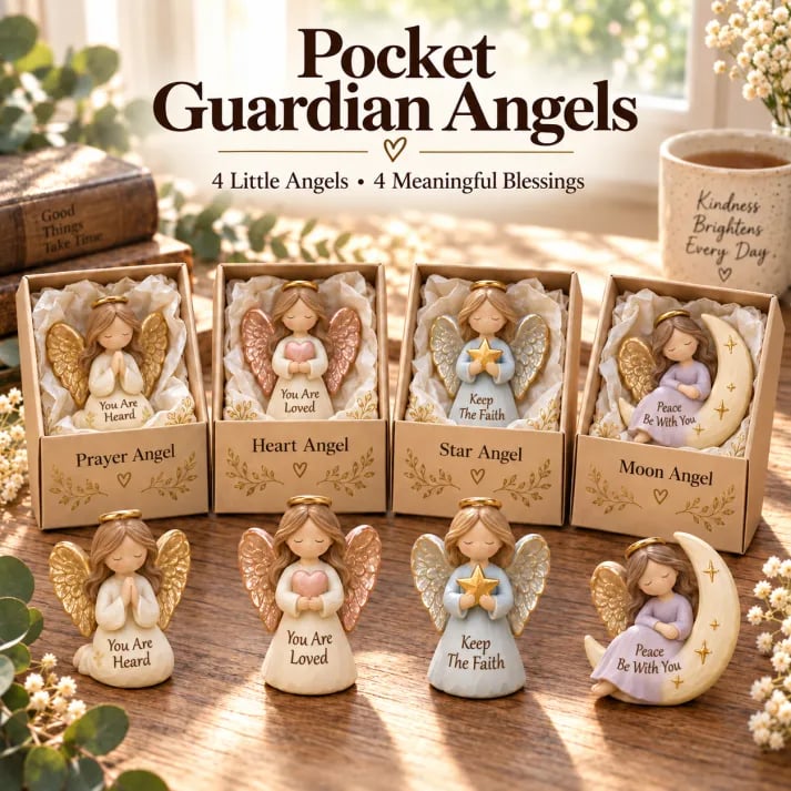 🔥Last Day 49% OFF - 👼💕12 Pocket Guardian Angels – 🎁Little Blessing Keepsake Gifts