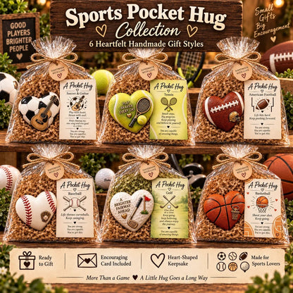 🔥Last Day 47% OFF- 🏆 Sports Pocket Hug | Inspirational Athlete Keepsake Gift