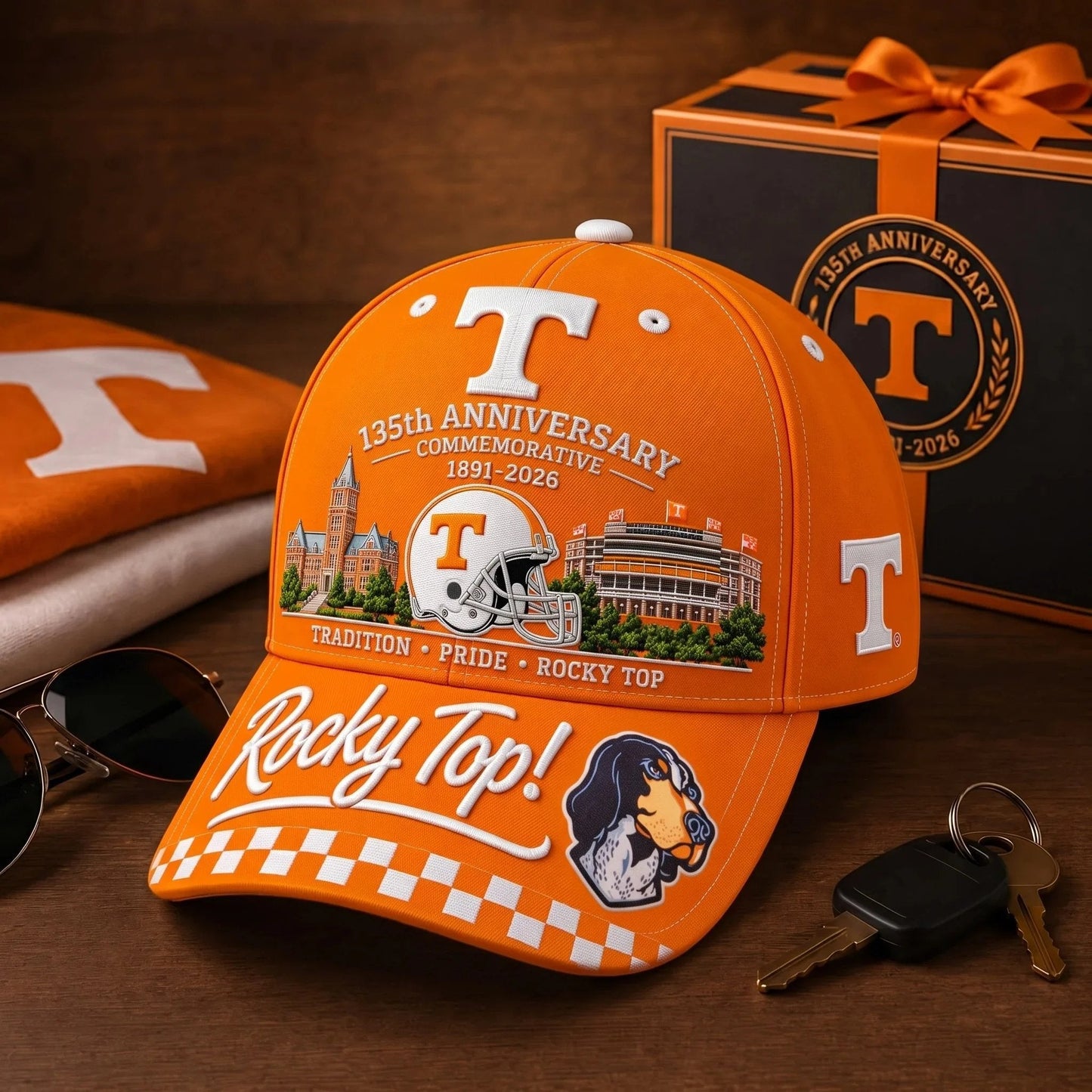 🇺🇸 Last Day Promo: 69% OFF🐶Rocky Top 135th Anniversary Commemorative Cap🏈