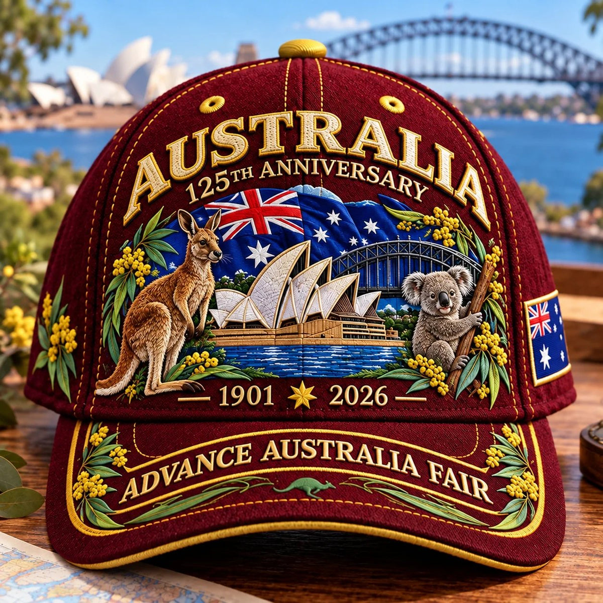 🦘Australia 125th Anniversary 1901–2026 Commemorative Cap