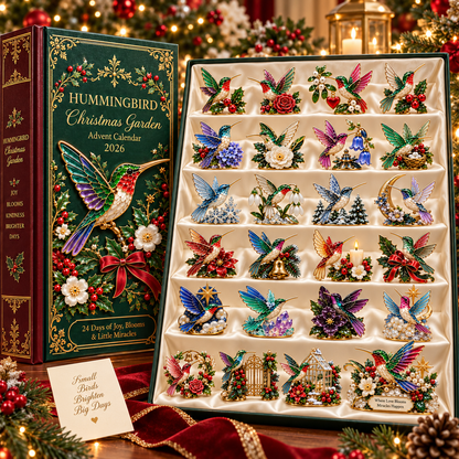 24 Days of Joy in Bloom — Hummingbird Christmas Garden Advent Calendar 2026