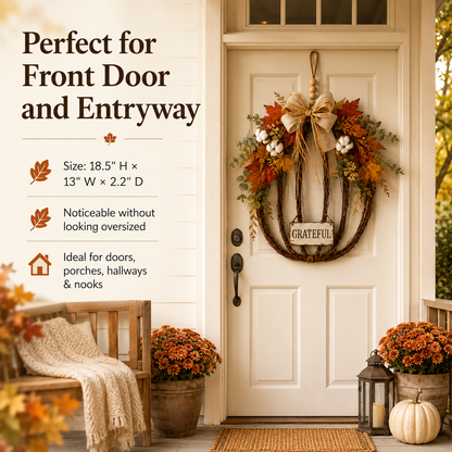 Fall Pumpkin Door Hanging Decor