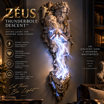 ⏰Limited Stock 50% OFF -  ⚡🌊 Mythological Sculpture Wall Lamp Collection 🏛️✨
