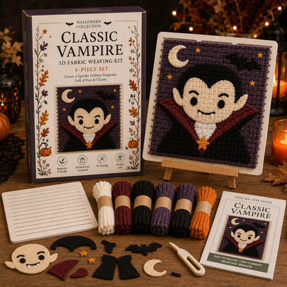 🎃 Halloween Fabric Weaving Kit