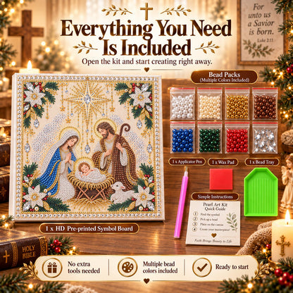🙏✝️DIY Christian Pearl Artwork Kit✈️ Buy 3+ Get Free Shipping