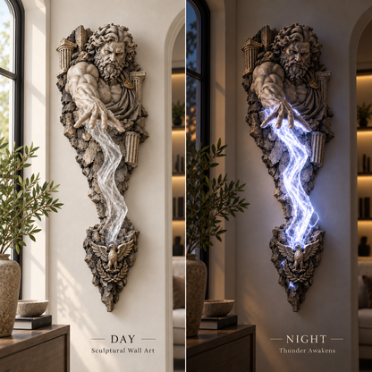 ⏰Limited Stock 50% OFF -  ⚡🌊 Mythological Sculpture Wall Lamp Collection 🏛️✨
