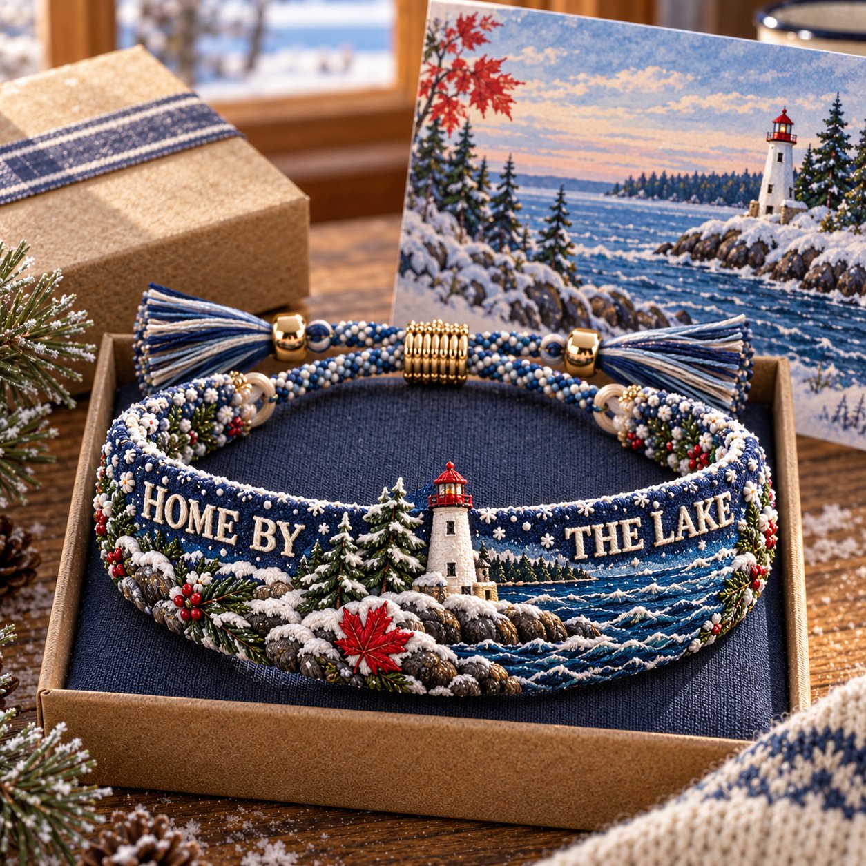 🌊 Lake Ontario Forever™ Embroidered Keepsake Bracelet 🍁