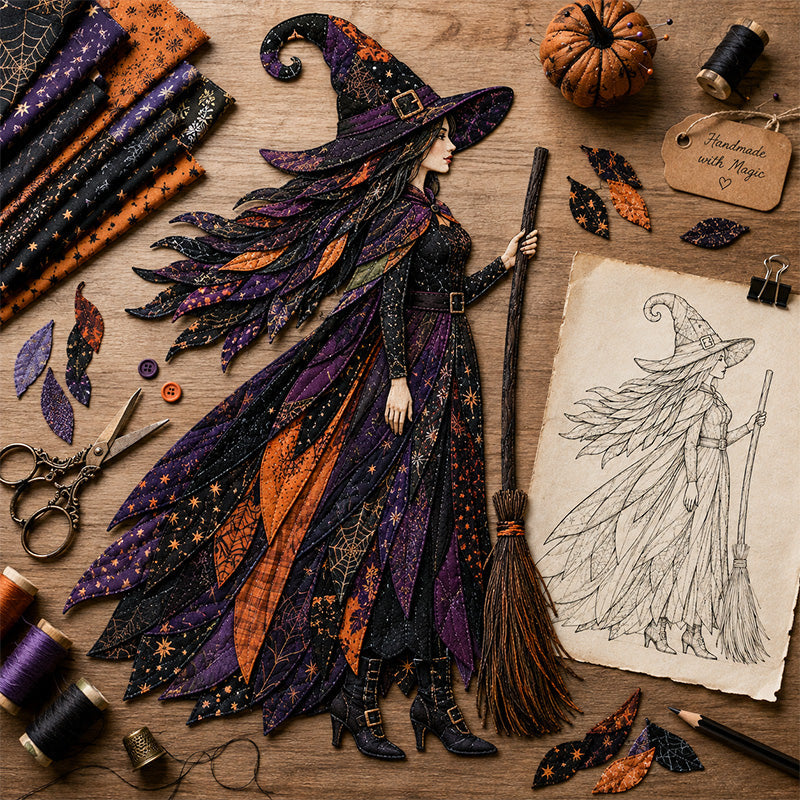 DIY Halloween Patchwork Character Kit