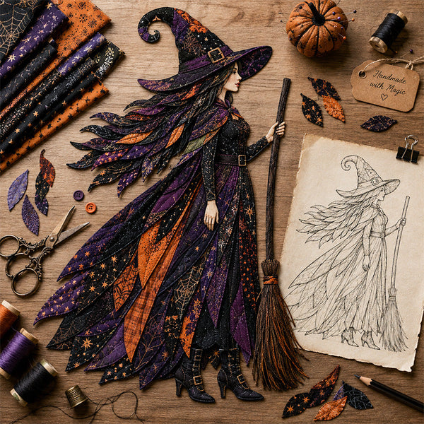 DIY Halloween Patchwork Character Kit