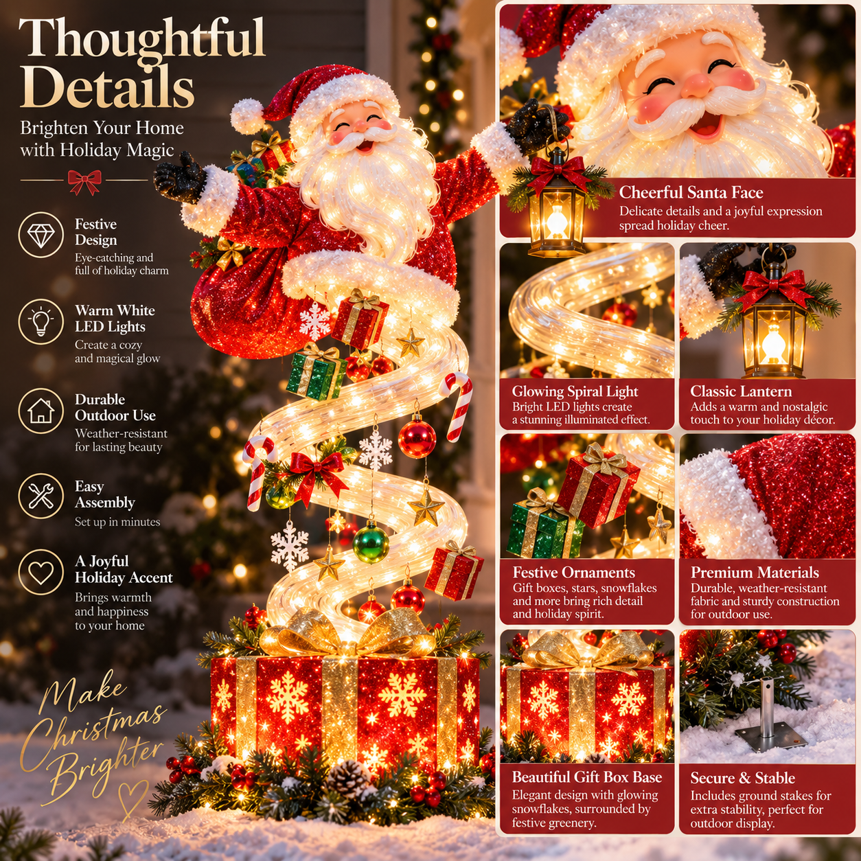 🎅✨ Santa’s Magical Gift Light 🎁🌟