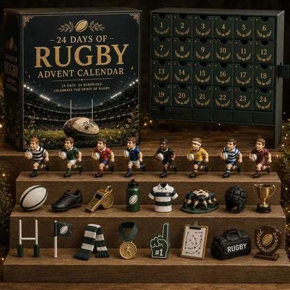 🎄🔥 Christmas Limited-Time 50% Off Sale- 🏉 Rugby Advent Calendar – 24 Unique Rugby