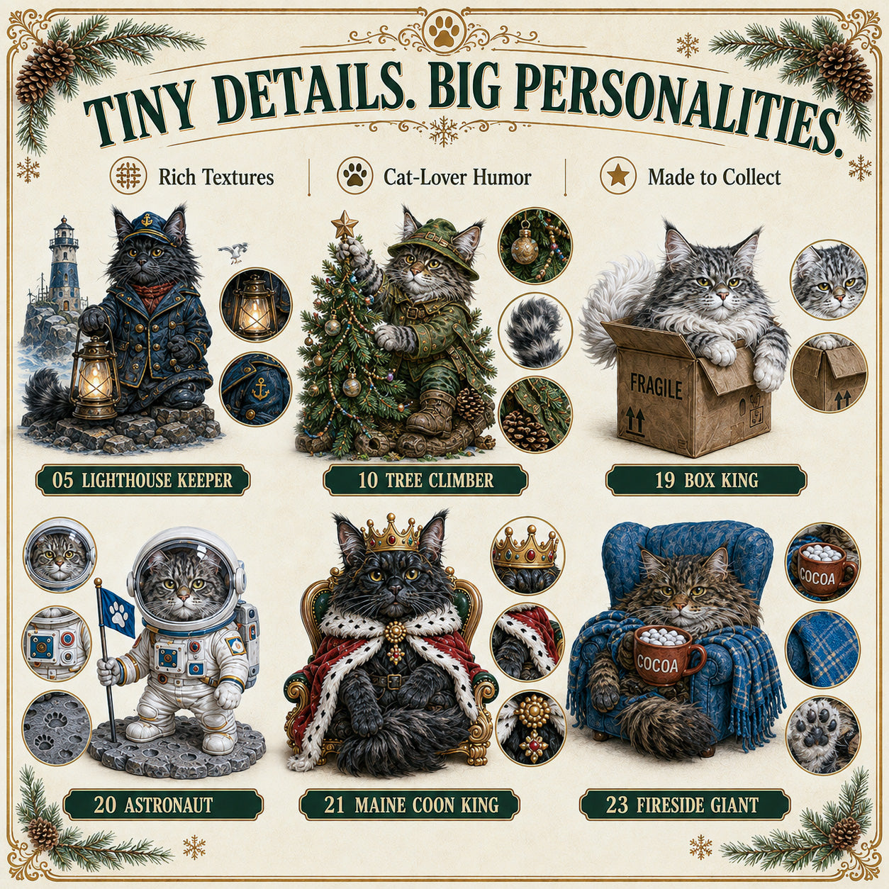 ⏰Limited Stock 50% OFF - 🎄🐱 2026 Maine Coon Advent Calendar – 24 Days of Maine Coon Majesty