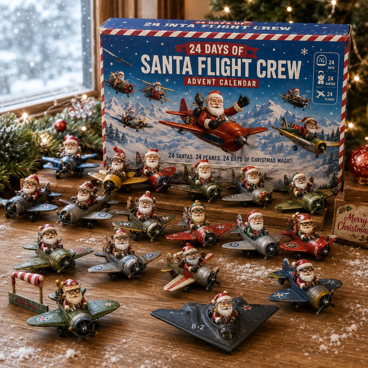 🎅✈️ Santa Flight Crew Advent Calendar
