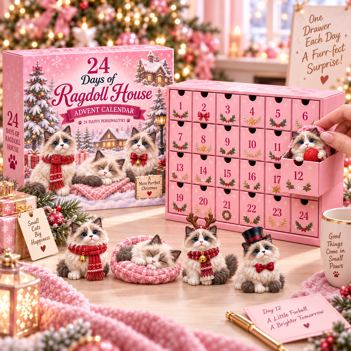 ⏰Limited Stock 50% OFF -💗🐱 24 Days of Cavalier Christmas Advent Calendar 2026 – 24 Collectible Cavalier Surprises.