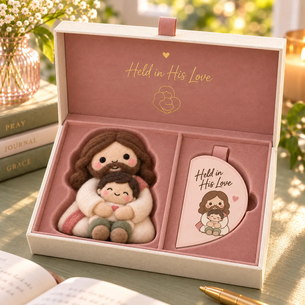 🔥😍Faith & Meaning | 6 Heartfelt Felt Keepsake Designs with Message Cards✝️