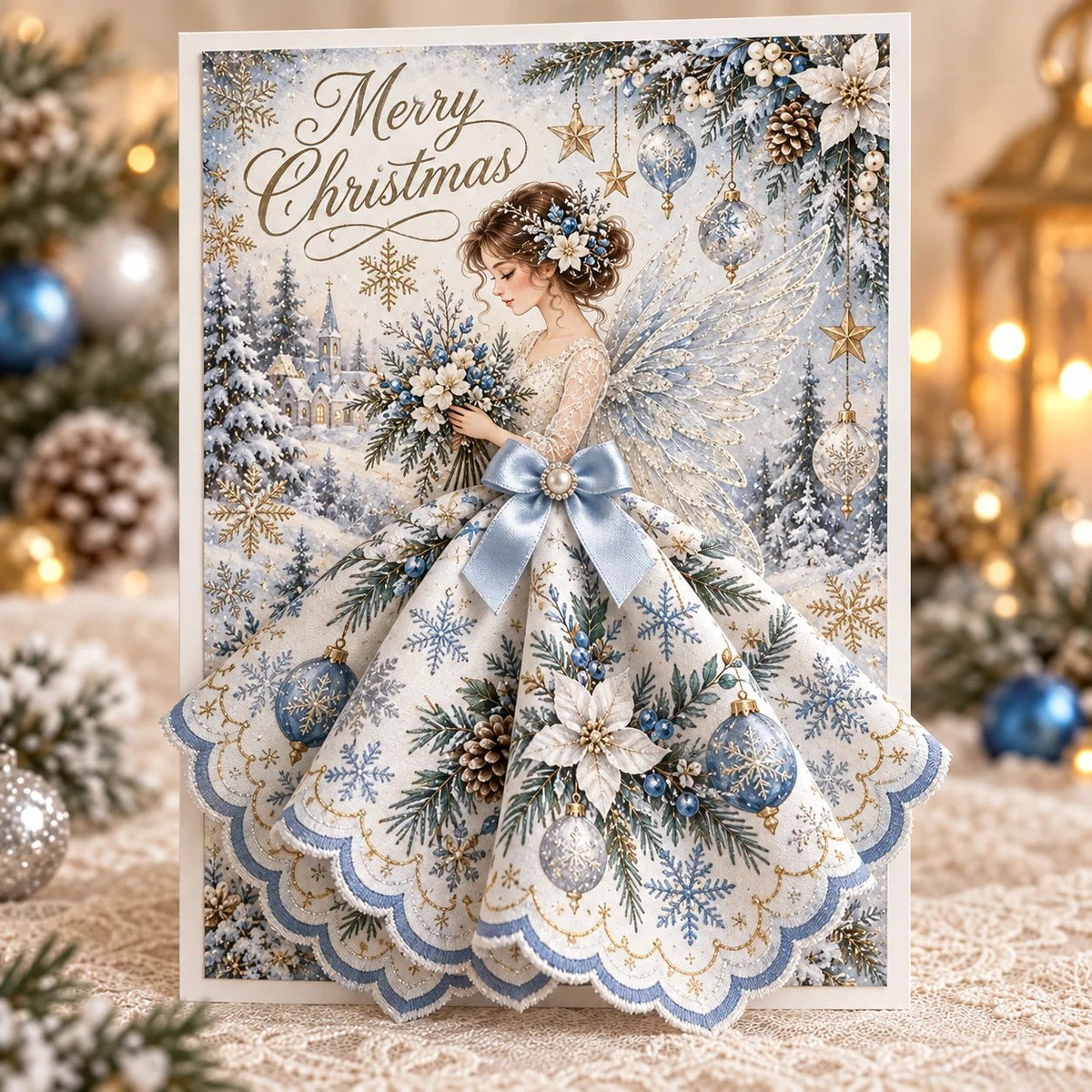 🪽✨3D Christmas Angel Greeting Card