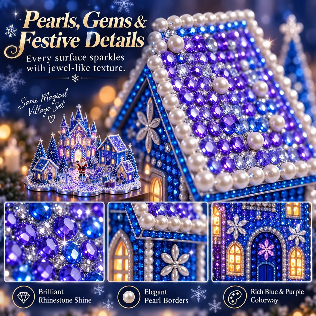 3D Christmas village craft gift