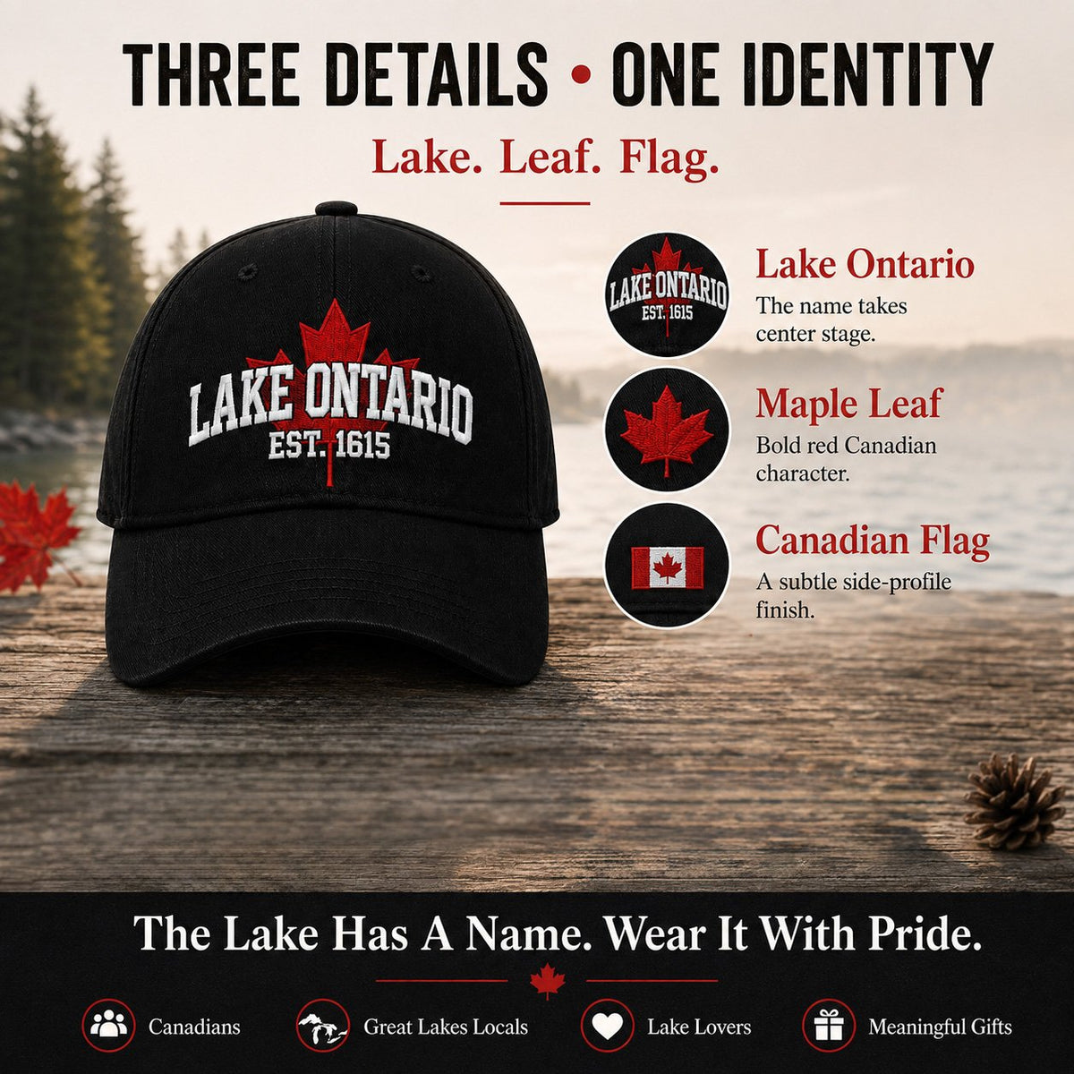 Lake Ontario heritage cap gift
