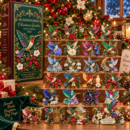 24 Days of Joy in Bloom — Hummingbird Christmas Garden Advent Calendar 2026