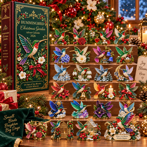 24 Days of Joy in Bloom — Hummingbird Christmas Garden Advent Calendar 2026