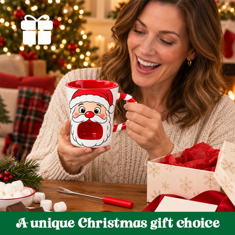 🎅🍫 Santa’s Sweet Melt™ Christmas Chocolate Fondue Mug