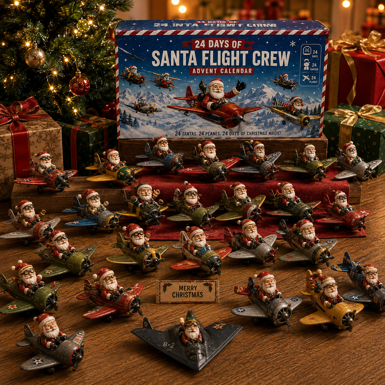 🎅✈️ Santa Flight Crew Advent Calendar