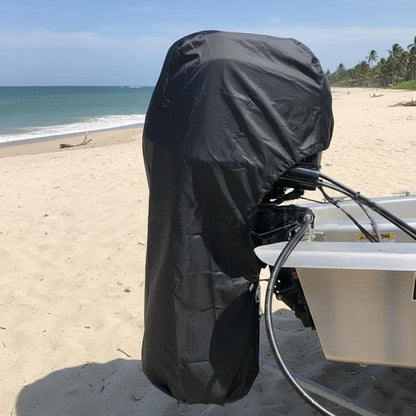 🚤 420d Oxford Outboard Motor Cover – Full Protection From Rain, Snow And Uv Damage With A Tool-free Fit 🛡️