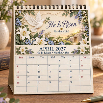 ✝️ Faith Through the Seasons™ 2027 Scripture Calendar | 12 Months of Hope, Nature & Grace