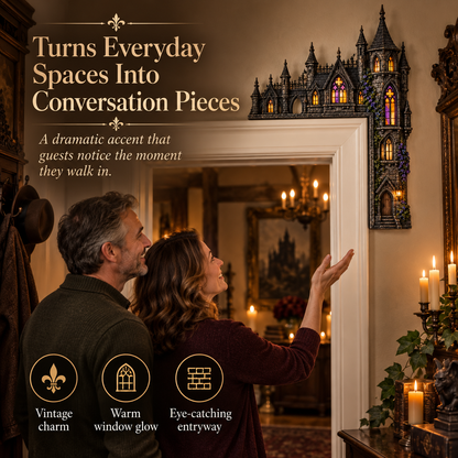 🏰Gothic Castle Door Topper