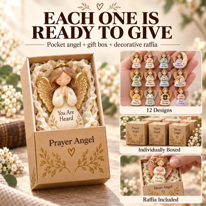 Pocket Guardian Angel keepsake gift presentation