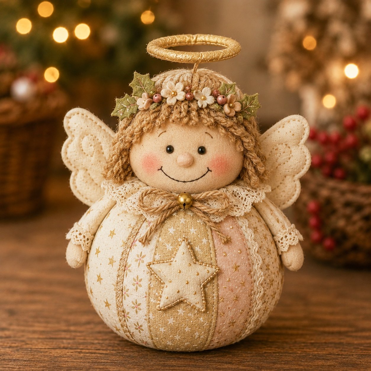 🔥Last Day 49% OFF - 🎄🎅Patchwork Fabric Doll DIY Kit