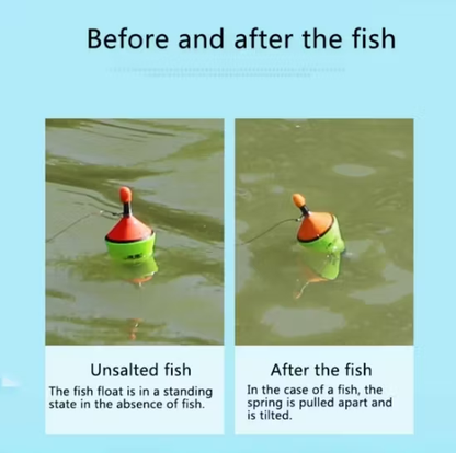 🎣⚡ HookSnap™ Automatic Fishing Bobber – Luminous Spring-Loaded Float
