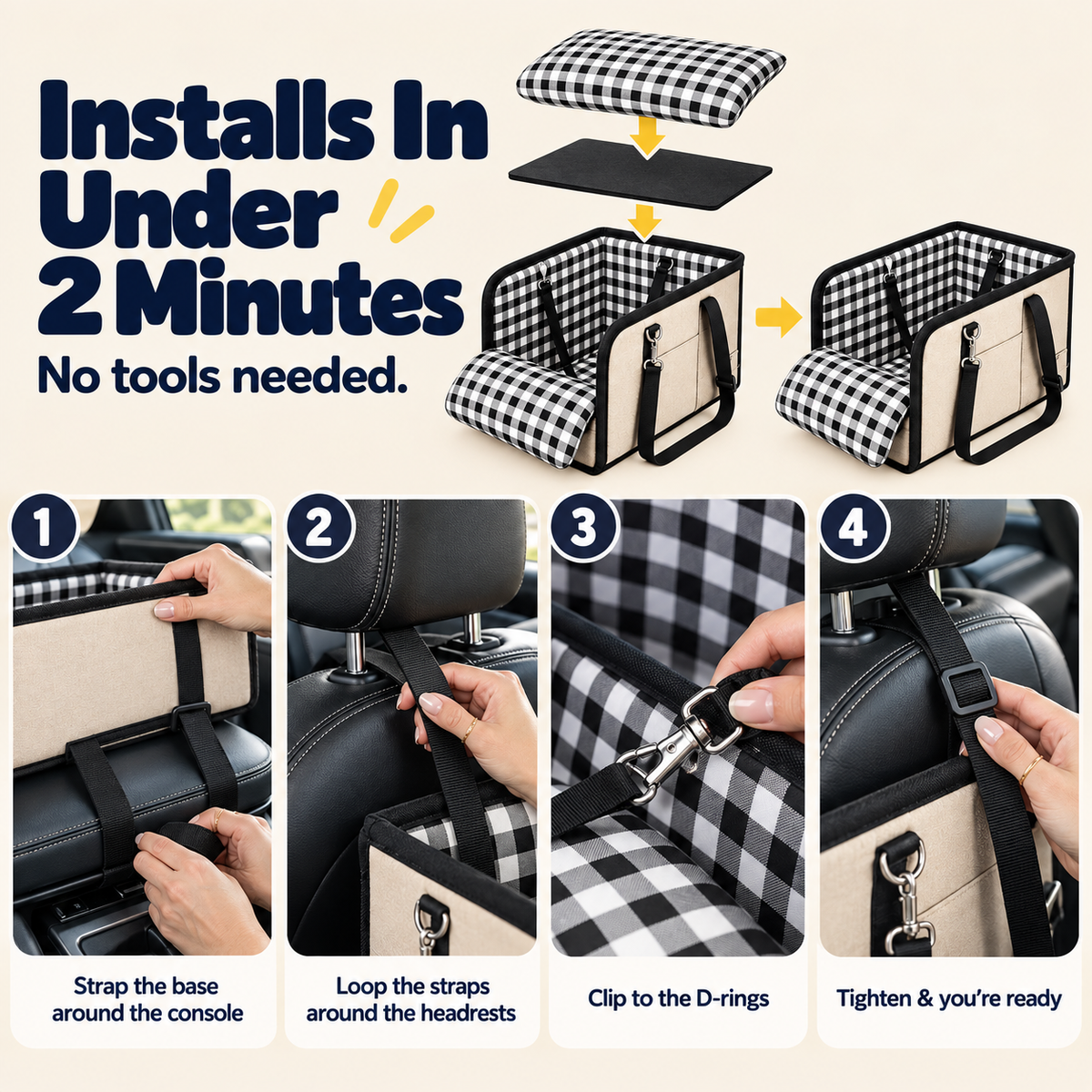 Copup Seat installation steps