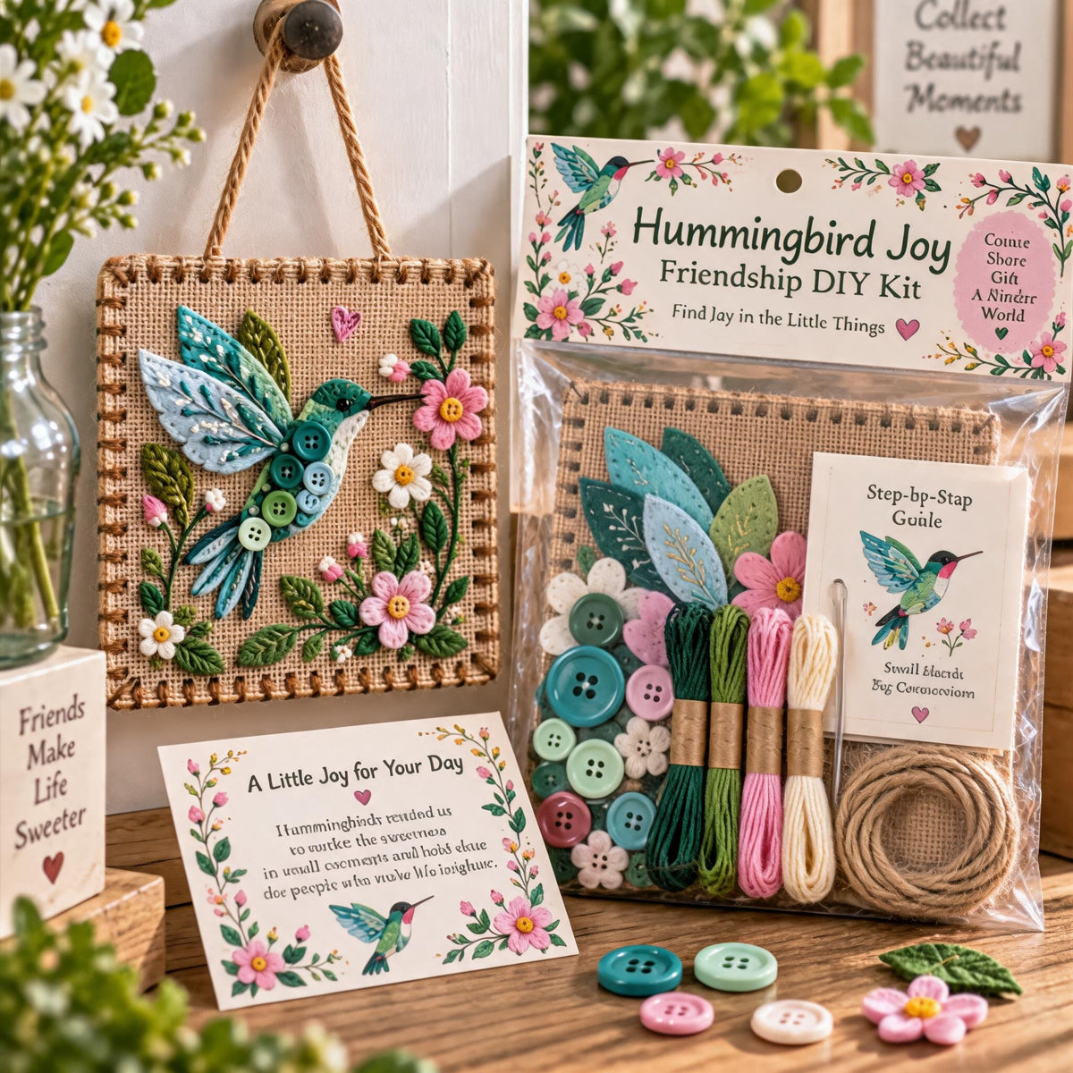 ✨Button Friendship DIY Kit | Make Your Own Friendship Jewellery Craft Set