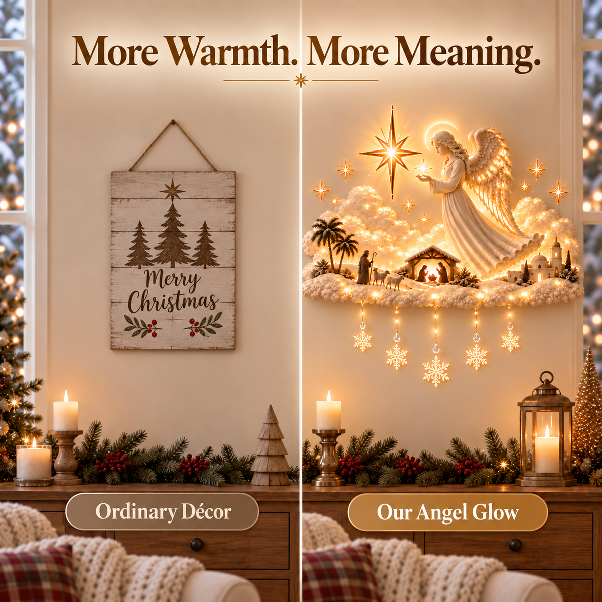 ✨ Angel of Bethlehem™ Christmas Blessing Wall Glow