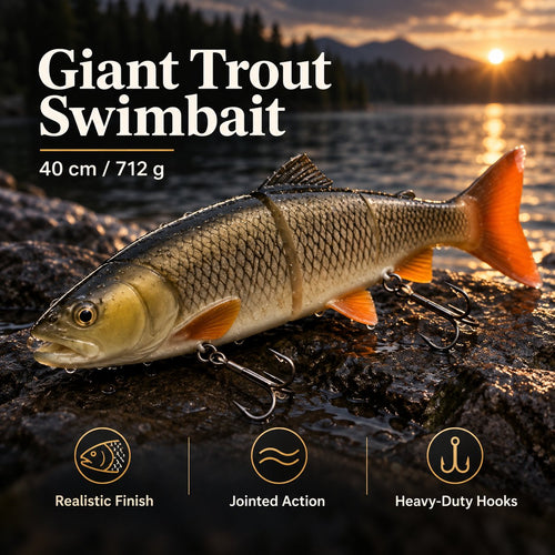 Leviathan Trout™ 16" Giant Predator Swimbait 🎣
