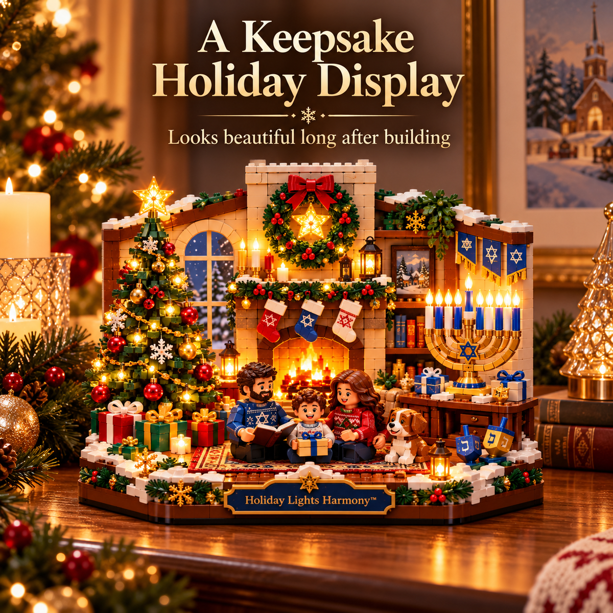 Holiday Lights Harmony keepsake holiday display