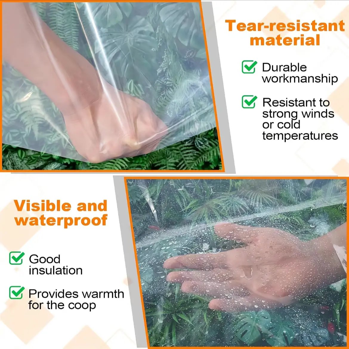 🔥LAST DAY 50% OFF - 🌧️ RainShield Pro™ Transparent Waterproof Tarp – Heavy-Duty Outdoor Cover with Secure Grommets