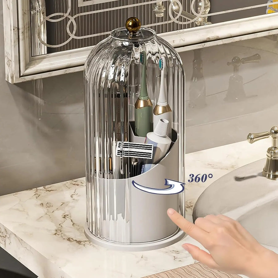 360 degree rotating vanity organizer