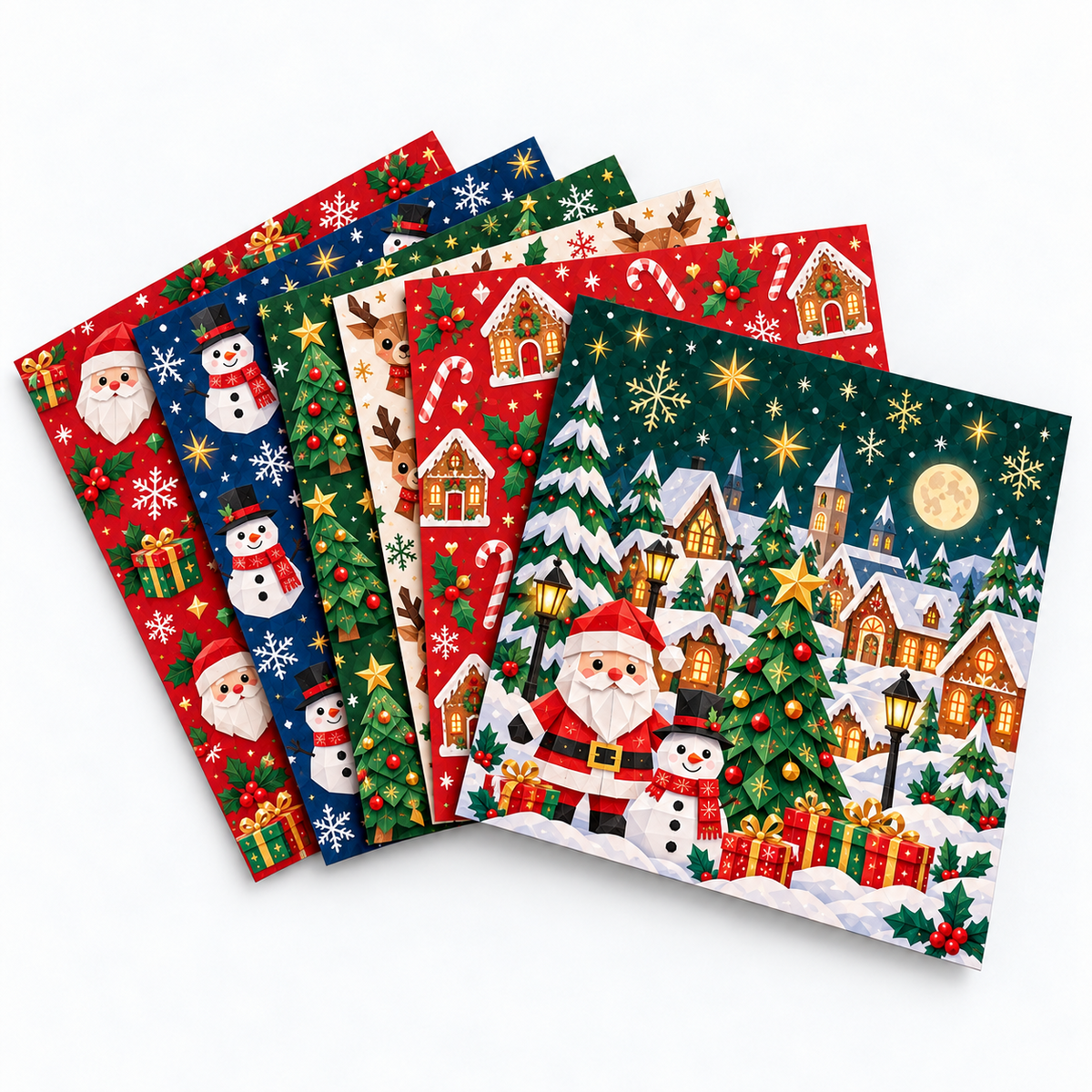 🧘Relaxing & Beginner-Friendly- 3D DIY Paper Christmas(💕Step-by-Step Guide Included)