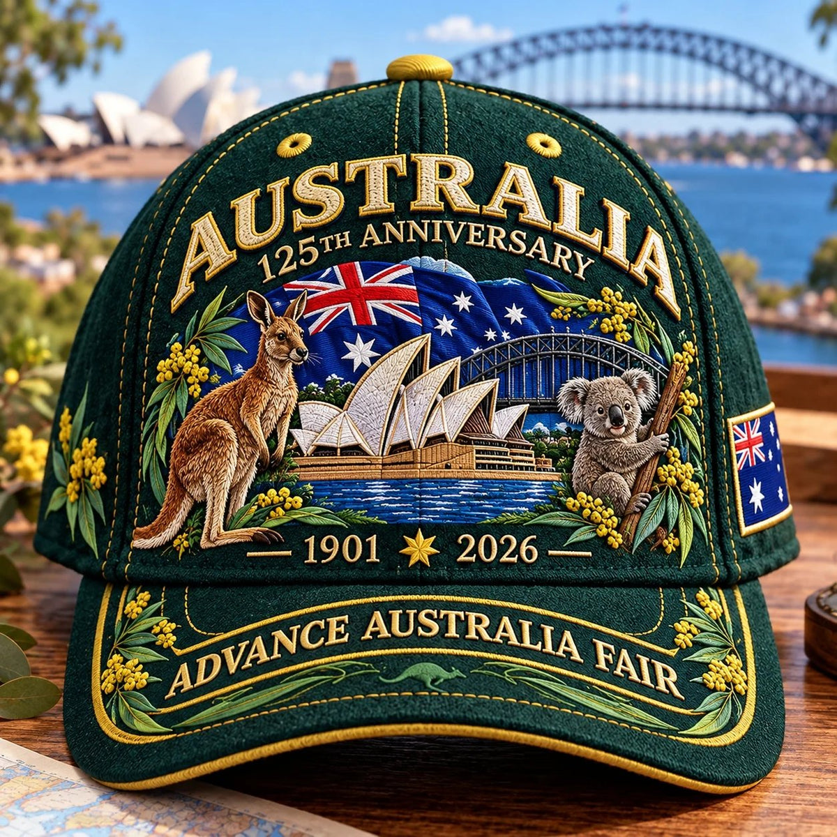 🦘Australia 125th Anniversary 1901–2026 Commemorative Cap