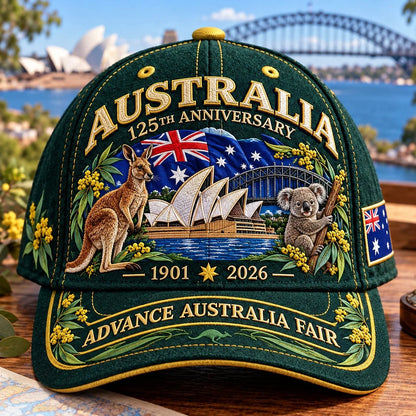 🦘Australia 125th Anniversary 1901–2026 Commemorative Cap