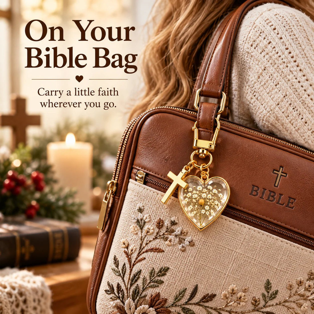 Mustard seed keychain daily faith reminder