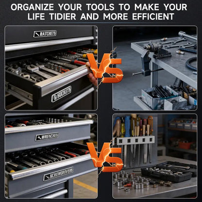 🔧 12-Pack Magnetic Toolbox Labels – Find Your Tools Faster
