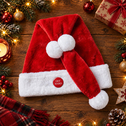 🎅 Jolly Wiggle™ Animated Santa Hat | Funny Moving Christmas Party Hat