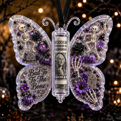🦋🎃 Halloween Butterfly Cash Holder Ornament