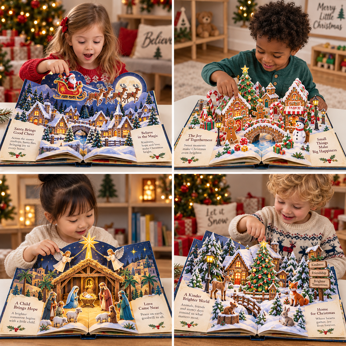 ⭐2026 USA Sale: Up to 50% OFF -3D Christmas Wonder Tales Pop-Up Book